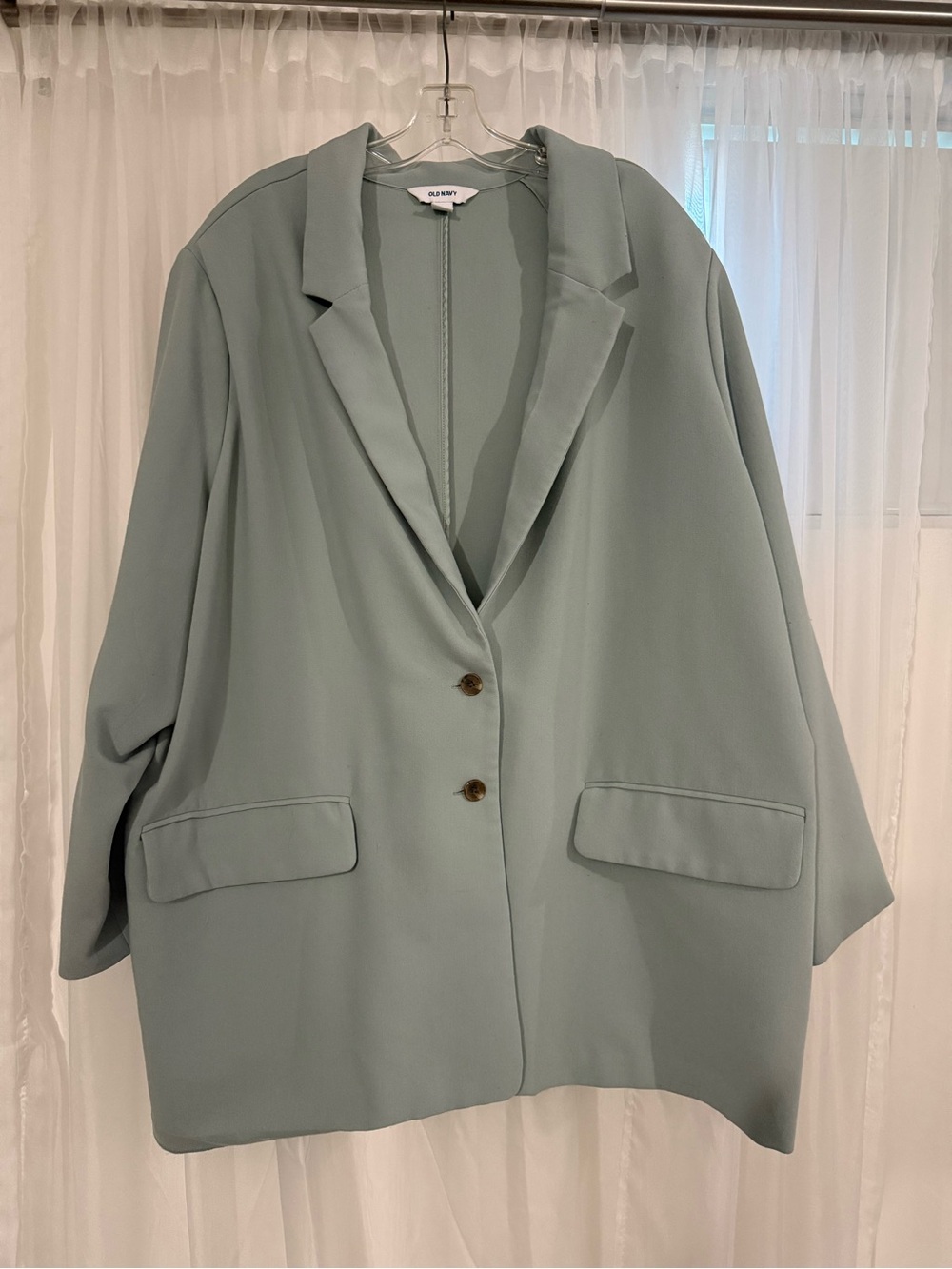 Old Navy Oversized Blazer in Sage Green